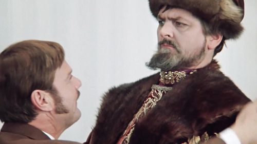 Mikhail Pugovkin and Yuriy Yakovlev in Ivan Vasilyevich Changes His Profession (1973)