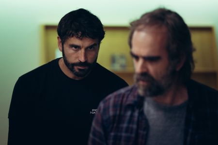 Luis Tosar and Álex García in Fatum (2023)