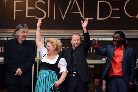 Ulrich Seidl, Margarete Tiesel, and Peter Kazungu at an event for Paradise: Love (2012)