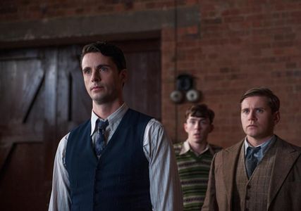 Matthew Beard, Matthew Goode, and Allen Leech in The Imitation Game (2014)