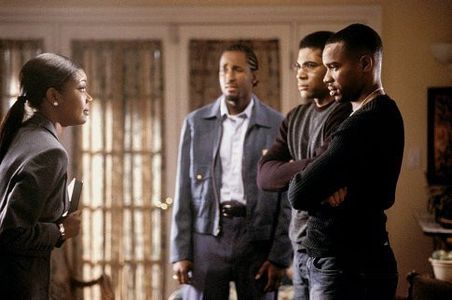 Gabrielle Union (far left),Dartanyan Edmonds (left),Mel Jackson (right) and Duane Martin (far right)