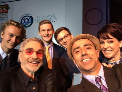 Frank with Burt Reynolds at The Palm Beach International Film Festival