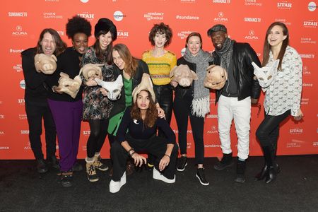 Miranda July, Molly Parker, Lisa Tharps, Curtiss Cook, Josephine Decker, Emily Decker, and Helena Howard at an event for