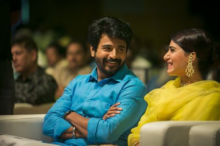 Samantha Ruth Prabhu and Sivakarthikeyan at an event for Seema Raja (2018)