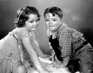 Marianne Edwards and George 'Spanky' McFarland in The Little Rascals (1955)