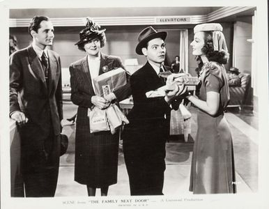 Thomas Beck, Ruth Donnelly, Joy Hodges, and Eddie Quillan in The Family Next Door (1939)