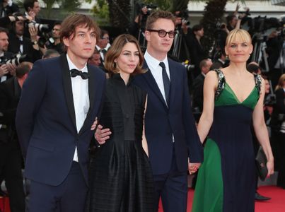 Sofia Coppola, Liv Corfixen, Nicolas Winding Refn, and Thomas Mars at an event for Saint Laurent (2014)