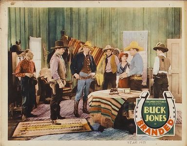 Fred Burns, Buck Jones, Ethel Kenyon, Bob Kortman, Wallace MacDonald, John Oscar, and Albert J. Smith in Branded (1931)