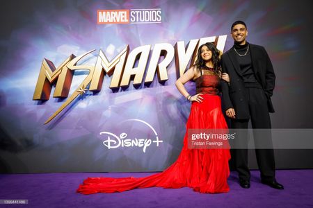 Iman Vellani and Rish Shah in Ms. Marvel (2022)