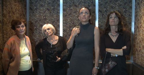 Jenni Pulos, Alice Pulos, Krisann Kontaxis, and Georgia Dariotis in Mist Fortune (2009)