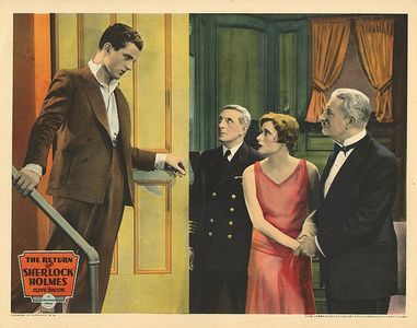 Charles Hay, Phillips Holmes, Betty Lawford, and H. Reeves-Smith in The Return of Sherlock Holmes (1929)