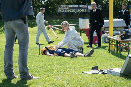 Marco Girnth, Frank-Leo Schröder, and Anna Stieblich in Leipzig Homicide (2001)