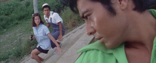 Jirô Okazaki in Stray Cat Rock: Sex Hunter (1970)