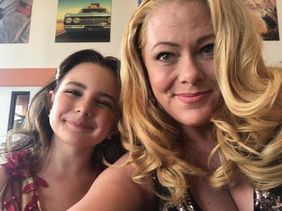 Lexi Rabe With Her Mom Jessica Rabe Getting Ready for the Avengers End Game Premiere