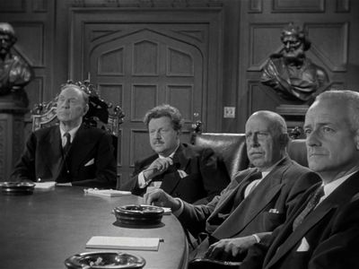 Stuart Holmes, Hans Moebus, Basil Ruysdael, and Walter Slezak in People Will Talk (1951)