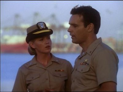 David James Elliott and Tracey Needham in JAG (1995)