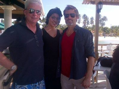 With the Director Kevin O'Neal and Casper Van Dien shooting SHARKTOPUS Vs MERMANTULA (Syfy Channel)