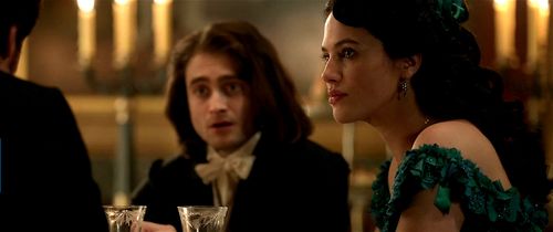 Daniel Radcliffe and Jessica Brown Findlay in Victor Frankenstein (2015)