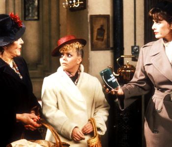 Kirsten Cooke, Sue Hodge, and Carmen Silvera in 'Allo 'Allo! (1982)