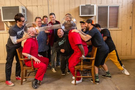 Jason 'Wee Man' Acuña, Dave England, Johnny Knoxville, Ehren McGhehey, Chris Pontius, Steve-O, Preston Lacy, Sean McIner