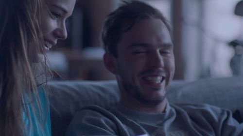 Nicholas Hoult and Laia Costa in Newness (2017)