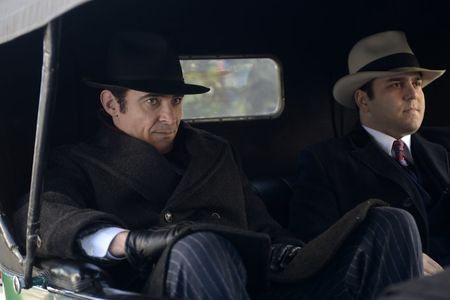 Goran Visnjic and Cameron Gharaee in Timeless (2016)