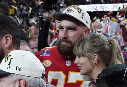 Taylor Swift and Travis Kelce