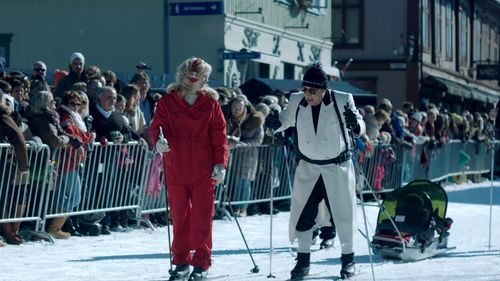 Steven Van Zandt and Marian Saastad Ottesen in Lilyhammer (2012)