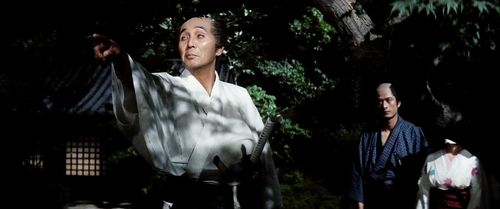 Masayuki Mori and Reiko Ôhara in Zatoichi Goes to the Fire Festival (1970)