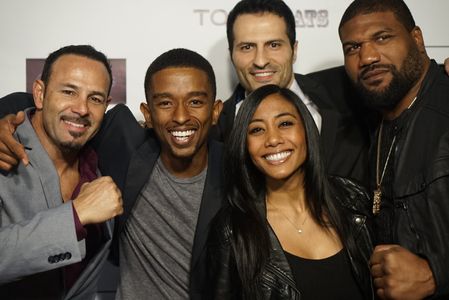 Kevin L. Walker, Donnabella Mortel, Quinton 'Rampage' Jackson, Chavo Guerrero Jr., and Harut Tovmasyan at the 'Vigilante