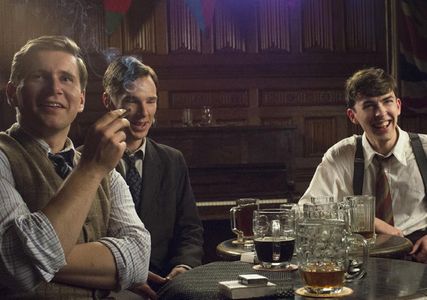 Matthew Beard, Benedict Cumberbatch, and Allen Leech in The Imitation Game (2014)