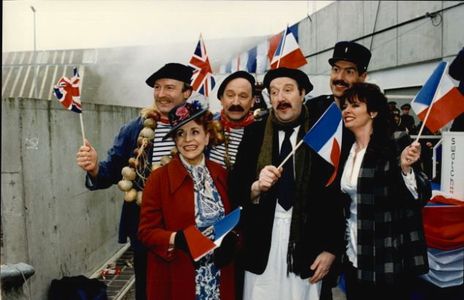 Arthur Bostrom, John D. Collins, Nicholas Frankau, Gorden Kaye, Vicki Michelle, and Carmen Silvera