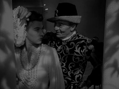 Marie Déa and Jules Berry in Les Visiteurs du Soir (1942)