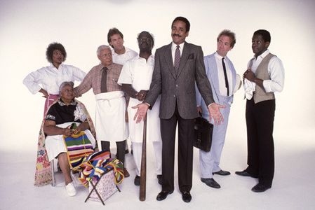 Tim Reid, Tony Burton, Robert Harper, Charles Lampkin, Francesca P. Roberts, William Thomas Jr., and Frances E. Williams