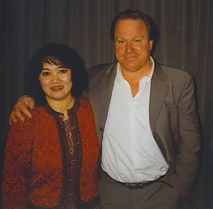 Editha Domingo with Claes Malmberg.