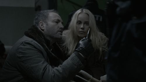 Kim Bodnia and Sofia Helin in The Bridge (2011)