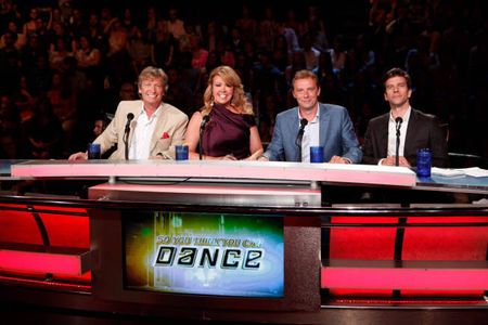 Nigel Lythgoe, Mia Michaels, Michael Nunn, and William Trevitt in So You Think You Can Dance (2005)