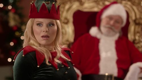 Tim Bissett and Megan Hilty in Santa's Boots (2018)