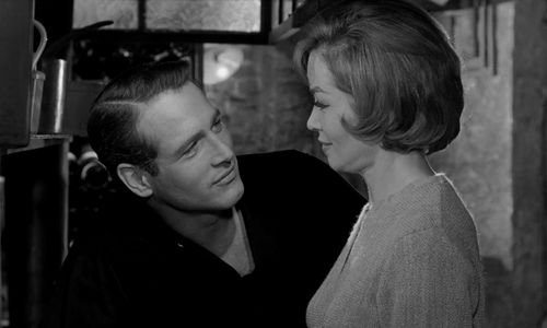 Paul Newman and Barbara Laage in Paris Blues (1961)