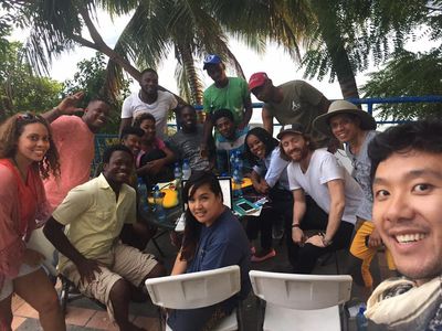 The U.S. Crew and Haitian Crew of Lalo's House.