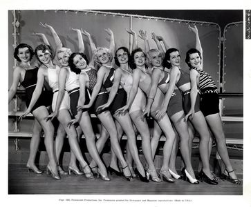 Bonita Barker, Myrla Bratton, Mary Dees, Claudia Fargo, Kay Gordon, Geneva Hall, Dolly Jarvis, Gwynne Shipman, Madeline 