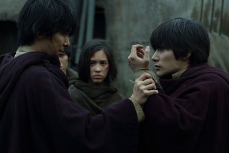 Haruma Miura and Kiko Mizuhara in Attack on Titan Part 2 (2015)