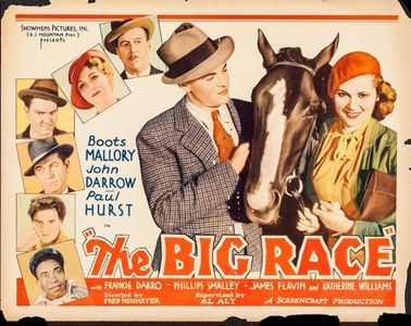 Ted Adams, Frankie Darro, John Darrow, Paul Hurst, Boots Mallory, Georgia O'Dell, and Phillips Smalley in The Big Race (