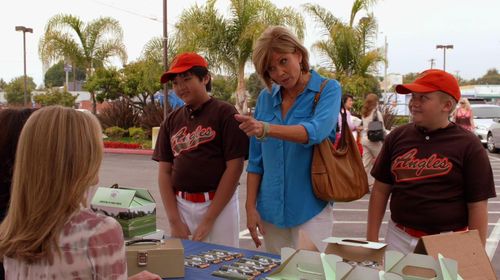 Maggie Lawson, Markie Post, Brandon Salgado Telis, and Matthew Zhang in Back in the Game (2013)