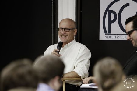 Mark Marabella hosts Alex Gibney at PGA / NY Film Academy