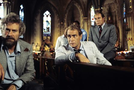 Fred Beir, Philip Carey, and Darren McGavin in Kolchak: The Night Stalker (1974)