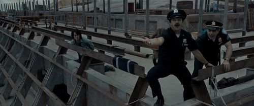 Vittorio Rossi and César Domboy in The Walk (2015)