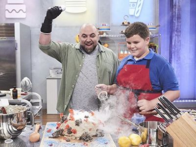 Duff Goldman and Aidan Berry in Kids Baking Championship (2015)