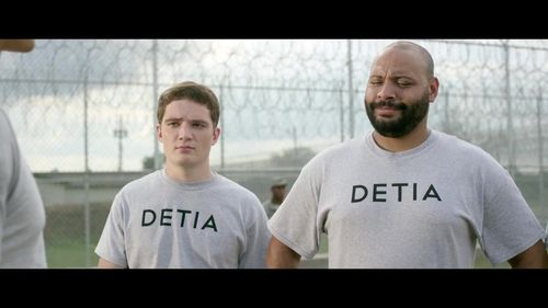 Colton Dunn and Michael Jones in Lazer Team (2015)