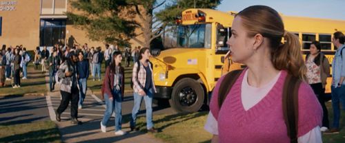 Eric Patrick Cameron and Angourie Rice in Mean Girls (2024)